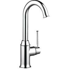 hansgrohe Talis C Chrome Bar Kitchen Faucet, Bar Sink Faucet Single Hole
