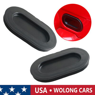 Pair Truck Bed Body Plug Black Fit for Ford F-150 F-250 F-350 F-450 Super Duty