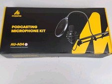 Maono Podcasting Microphone Kit AU-A04 New Open Box pink