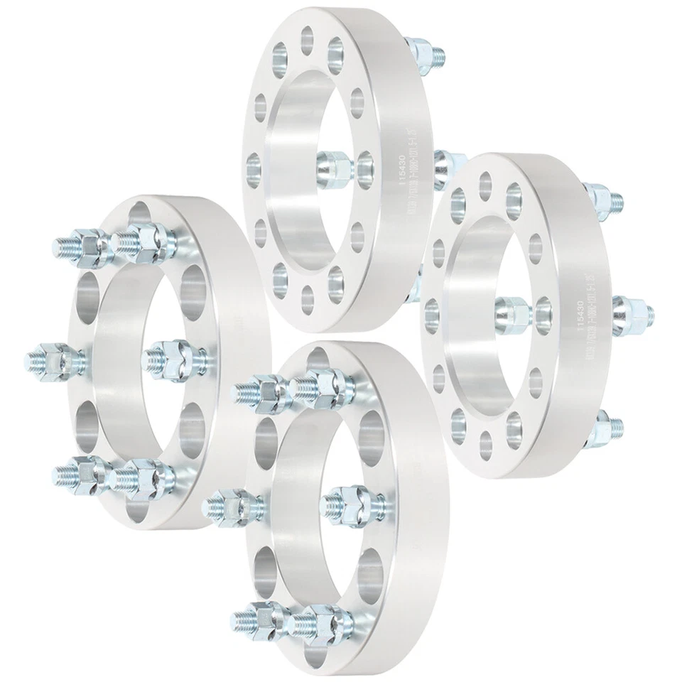 4Pcs 1.25" 6x5.5 Wheel Spacers 12x1.5 For Mitsubishi Montero 1989-2006&2008-2019 - Image 2 of 4