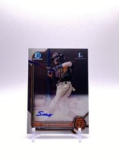 2022 BOWMAN CHROME 1ST ALEXANDER SUAREZ CARD AUTOGRAPH AUTO #CPA-ASR GIANTS