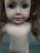 American Girl 18" Doll Light Brown Hair blue eyes freckles AG Doll 2008 Doll