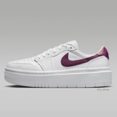 Nike Women's Air Jordan 1 Elevate Low 'White/Bordeaux' (DH7004-162