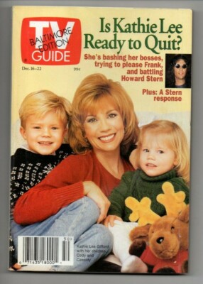 TV Guide December 16 1995 Kathie Lee Gifford Cassidy David James Elliott