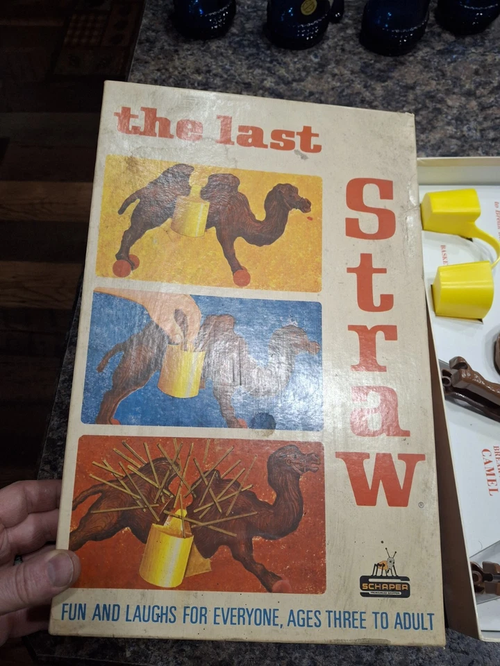 The Last Straw Game Break the Camel's Back SCHAPER 1966 Complete VINTAGE game - Image 3 of 3