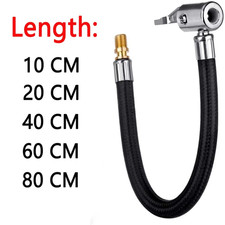 Car Tire Inflator Extension Tube Adapter Hose Inflatable Air Pump for Bike Moto