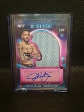 2025 Topps Midnight UFC Relic Carlos Prates Rookie Patch Auto RPA RC #RRR-CP