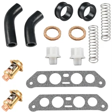 NEW JOHNSON EVINRUDE 85 88 90 100 115 140 V4 THERMOSTAT KIT 183673 340975 340976
