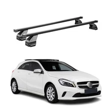 Fix Point Roof Racks for Mercedes A Class W176 Hatchback 2013-2018 Steel Black