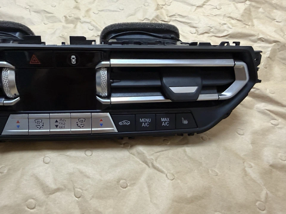 OEM BMW G20 G22 G23 G26 G80 G82 G83 AC Vent Heater Climate Control Switch Panel - Image 3 of 4