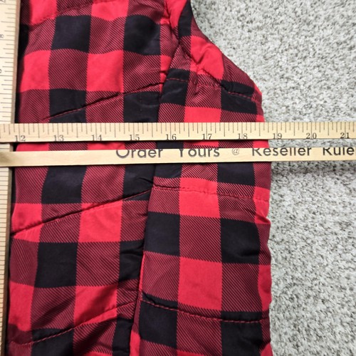Jason Maxwell Vest Womens Medium Buffalo Plaid Puffer Sleeveless Outdoors - Picture 12 of 15
