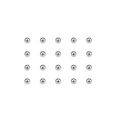 uxcell 0.5mm Bearing Balls 304 Stainless Steel G100 Precision 