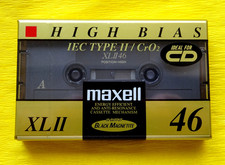 1x MAXELL XL II 46 Cassette Tape 1994-1995 + ...