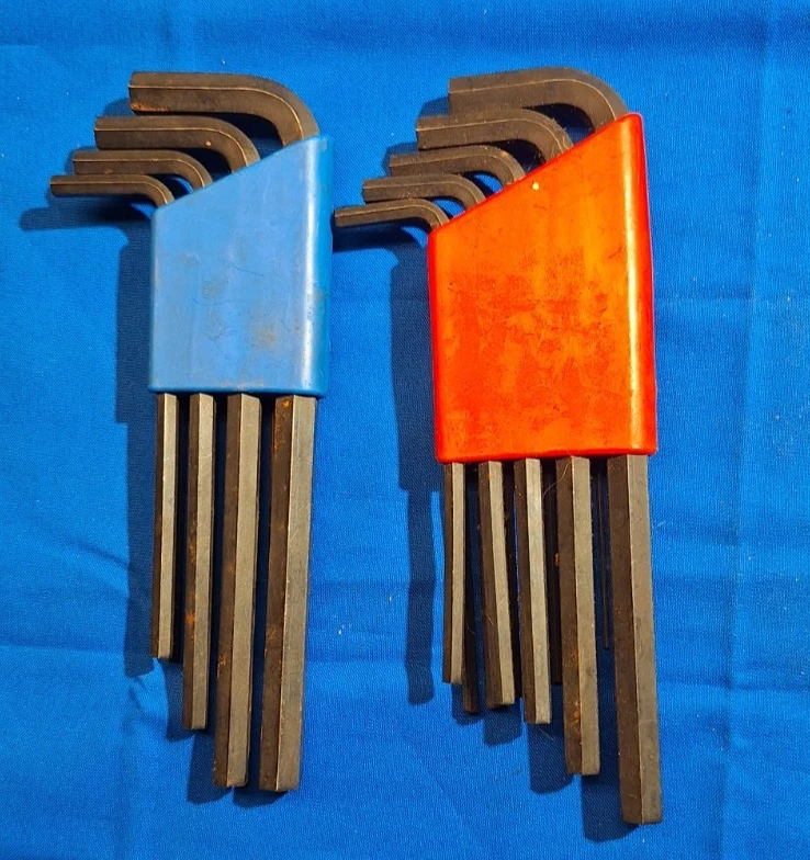 2 sets EKLIND L shaped hex key set 13 piece SAE and 9 piece metric - Image 4 of 4