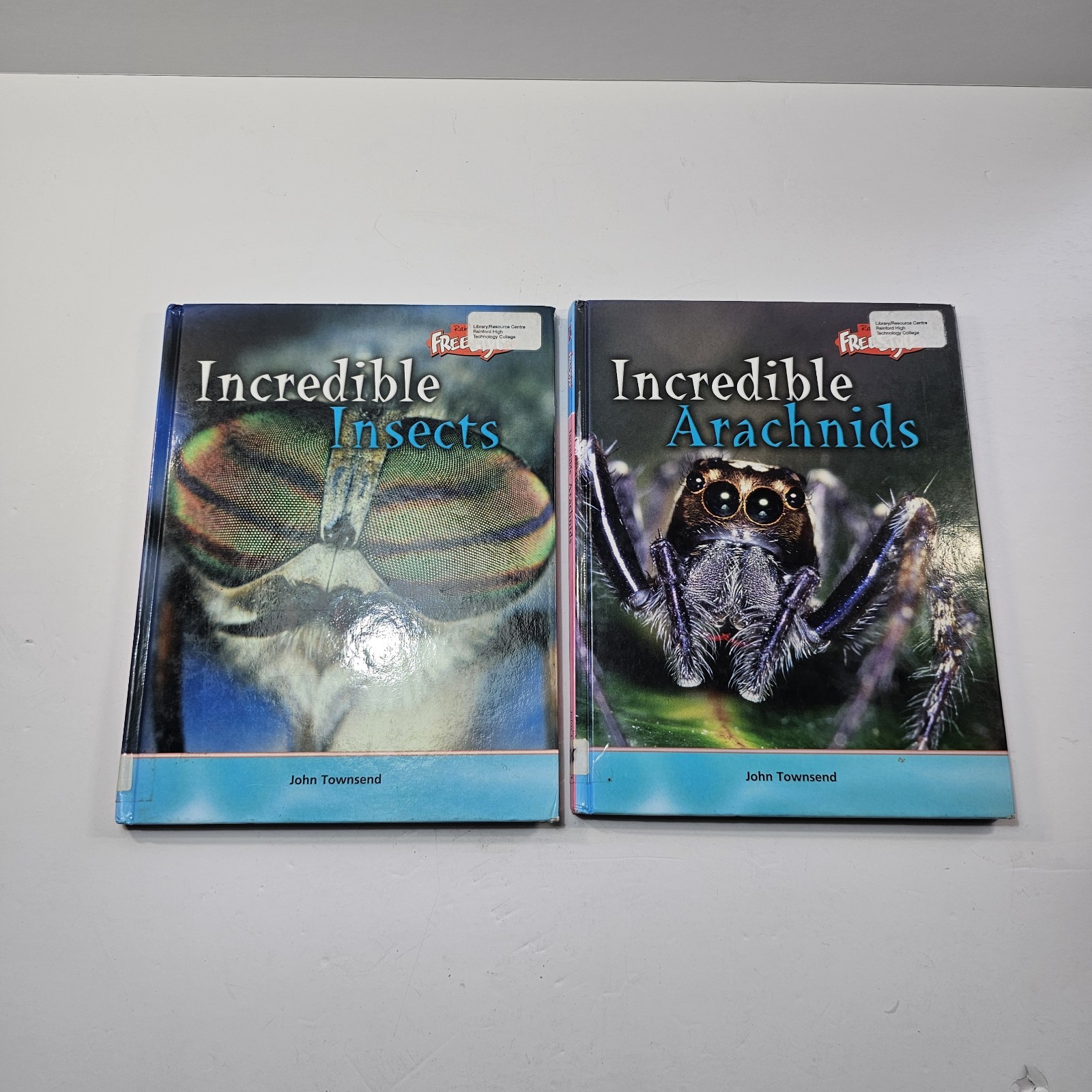 Incredible Insects & Incredible Arachnids by John Townsend - Ex Library Books