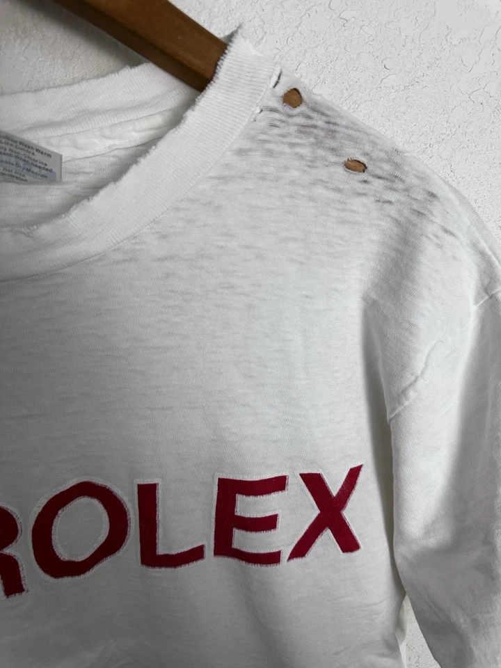 Vintage Steamboat Ski Team Rolex Colorado Distressed Single Stitch T Shirt Sz M - Image 3 of 4