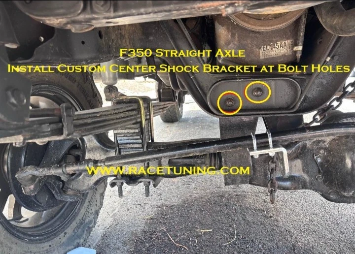 1980-96 FORD BRONCO F150 F250 F350 - DUAL FRONT STEERING STABILIZER SHOCKS - Image 3 of 3