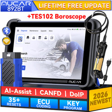MUCAR 892BT All System Diagnose Tool ECU Coding Scanner FREE Update W/ Boroscope