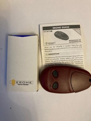 ERONE DS433 RADIOCOMAND FERNBEDIENUNG NEU