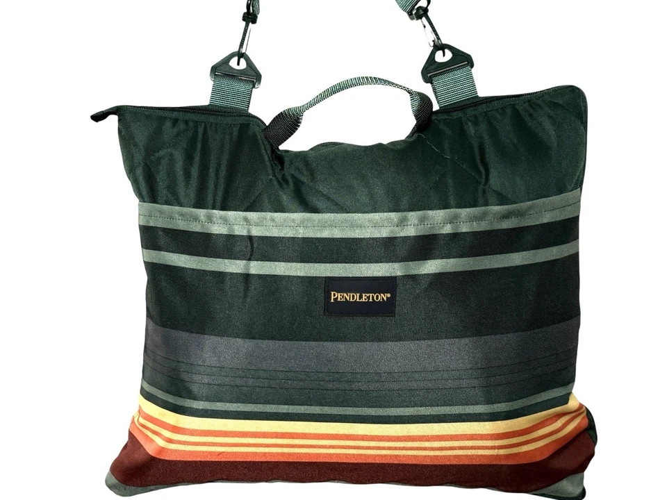 Pendleton Packable Camping Blanket 60x72 CollapsibleOutdoor Picnic Lodge Stripe - Image 3 of 4