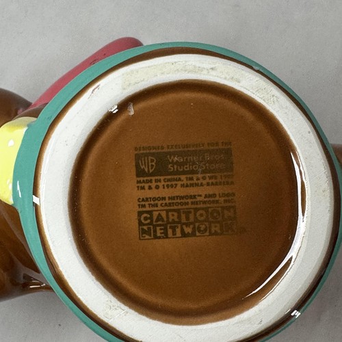 Vintage 1997 Scooby-Doo 3D Ceramic Mug Warner Bros Studio Store Cartoon Network - Picture 9 of 9