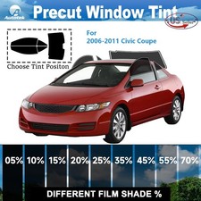 Computerized Custom Precut Window Tint Film Kit For 2006-2011 Honda Civic Coupe