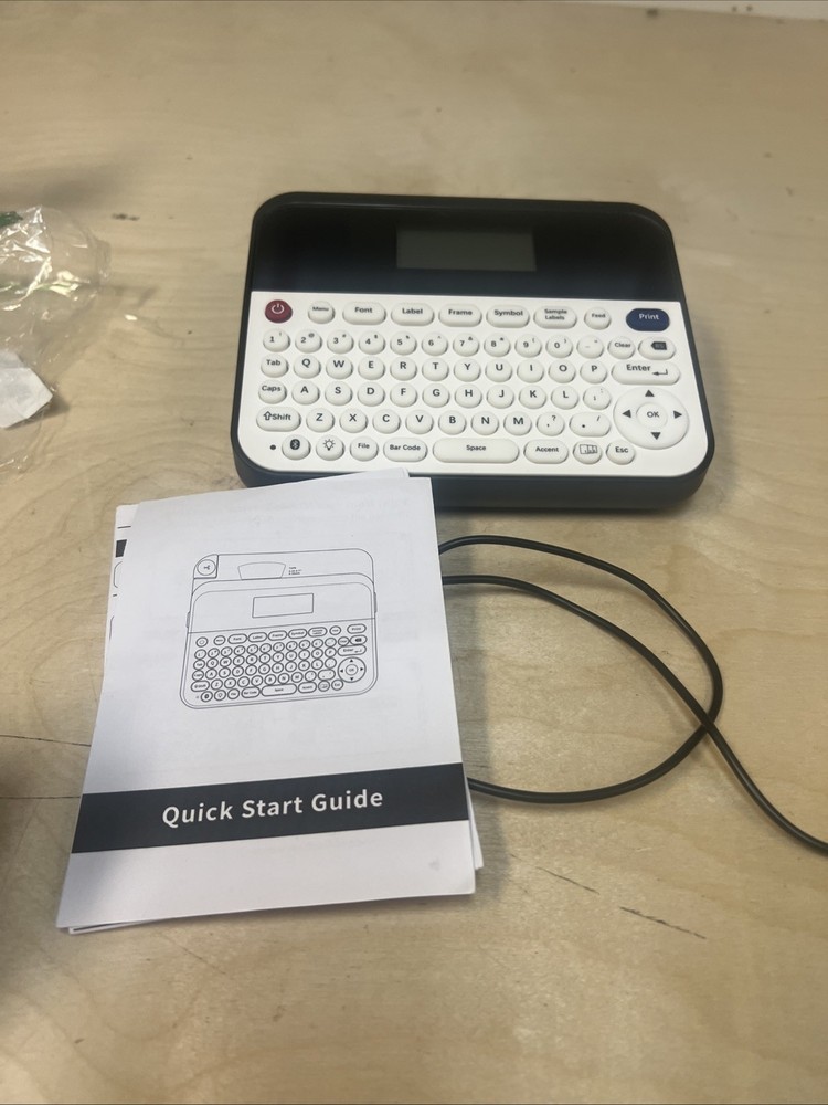 Bluetooth Rechargeable Label Maker Machine with Tape D480BT  