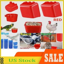 30Pcs 1 Pint Hanging Cage Cups for Chicken Poultry Feed  Water Supply