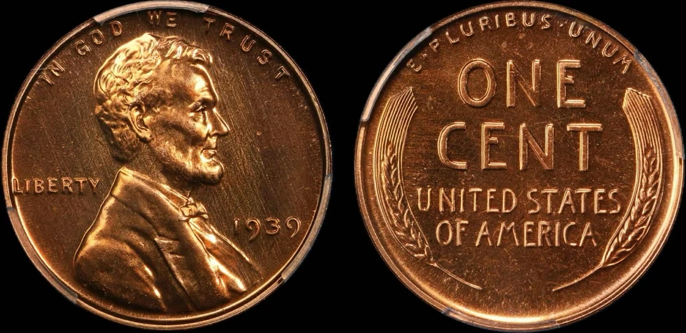 1939 Lincoln Cent PCGS PR67 RED CAC Secured Holder RD - Image 3 of 3