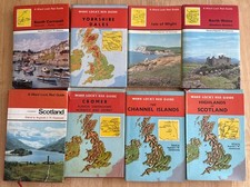 Ward Lock’s 8 Red Guide Books Cornwall Yorkshire Dales Scotland