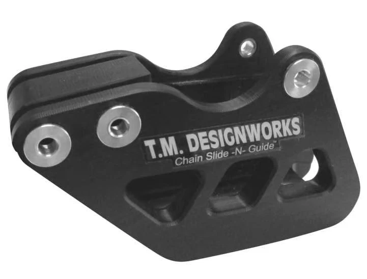 T.M. Guía de cadena trasera Designworks Factory Edition 1 - negra RCG-KTM-BK Foto 4 de 4