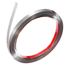 19.7ft x 0.39" Wall Trim Wall Ceiling Peel & Stick Molding Trim Frame Silver