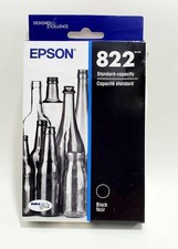 Genuine Epson 822 Black Ink Cartridge T822120-S DURABrite Ultra Standard Capacit