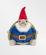 12" Jellycat Timmy Turtle Garden Gnome Plush Toy Cute Fantasy Gift Blue Dust Bag