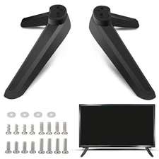 2x TV Stand Legs TV Base Pedestal Feet TV Legs Replaces TV Base Stand Table Top