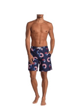 Merica Mens Summer Swimsuit Trunks Surf Swim Swami American Flag Print Swim trun