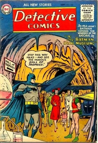 Detective Comics #223 coverless Golden Age Batman Vintage DC Comic 1955 !