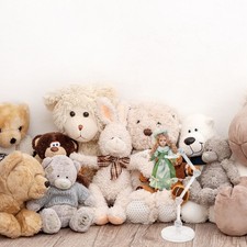 4 Pcs Plastic Display Accessory Figure Holder for Model Doll Stand