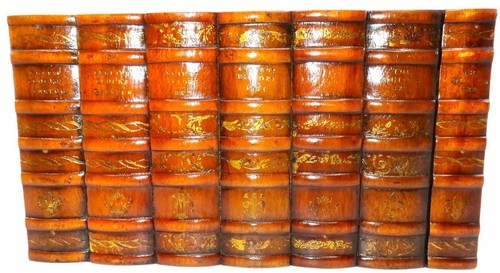Theodore Alexander Hinged Solid Wood Faux Book Spines Cover, 6 1/2" x 12" (A) - Picture 2 of 9