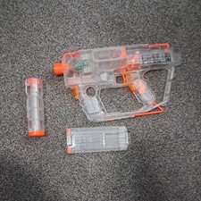 NERF Modulus Nerf Motorized Light-Up Toy Blaster E0733 One mag  Silencer