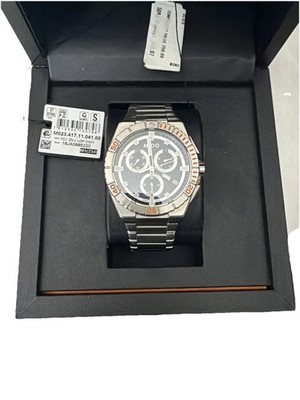 MIDO Ocean Star Captain Chronograph Watch M023.417.11.041.00 Box+Papers 44mm
