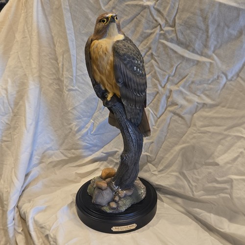 Phil Galatas Red-tailed Hawk Bird Figurine Sculpture Collectible, Hawk Species