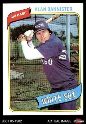 1980 Topps #608 Alan Bannister White Sox 6 - EX/MT