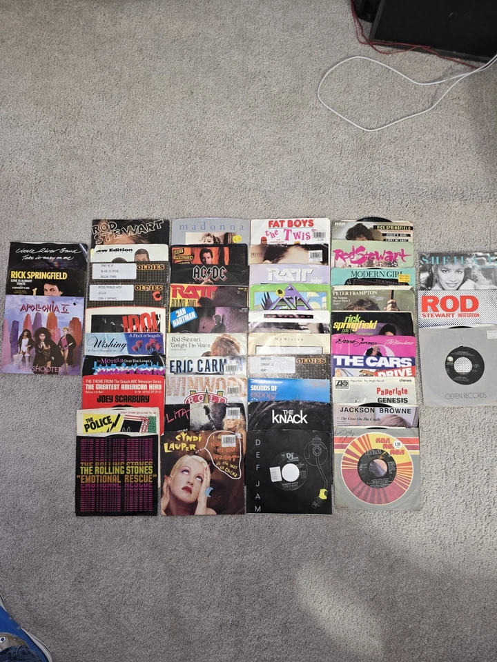Lot Of 86 (Mostly 1980s Music Prince, Madonna Etc) 45 Vinyl Records - Image 2 of 4