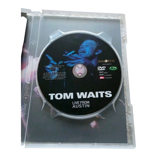TOM WAITS: LIVE FROM AUSTIN DVD 2009 Romeo Is Bleeding Excellent Condition🌟 - Picture 4 of 7