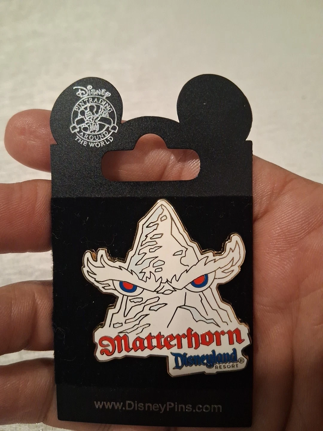 Disney Parks Disneyland Matterhorn Bobsleds Yeti Mountain Attraction Pin
