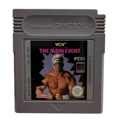 WCW The Main Event - Nintendo Gameboy - PAL Modul Game Boy - DMG-W8-NOE