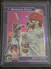 2021 Optic Diamond Kings Bryce Harper #18 Pink Prizm