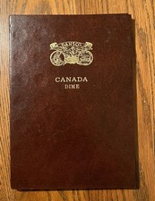 Dansco Album - Canada Dime (1870-1974) - Used No Writing - Ultra Rare!