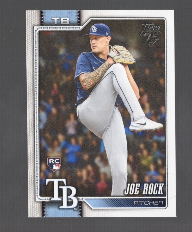 2026 Topps Series 1 - #134 Joe Rock Rays (RC)
